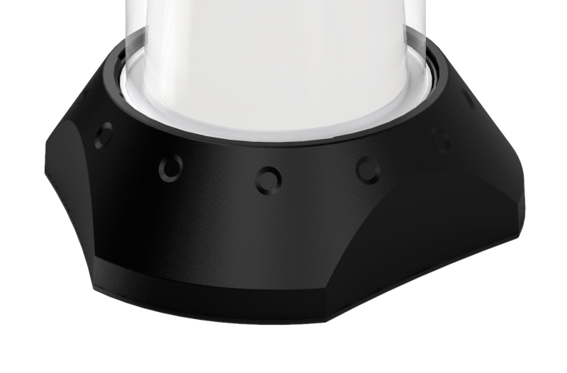 Close up of base of Ledlenser ML6 Rechargeable Lantern - Black