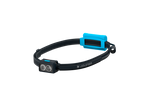 Front three-quarter view the Ledlenser NEO3 headlamp with reflective headband – Blue 