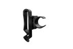 Front three-quarter view of Ledlenser intelligent clip for use with the P5R Work Rechargeable Torch - included in the box - Black
