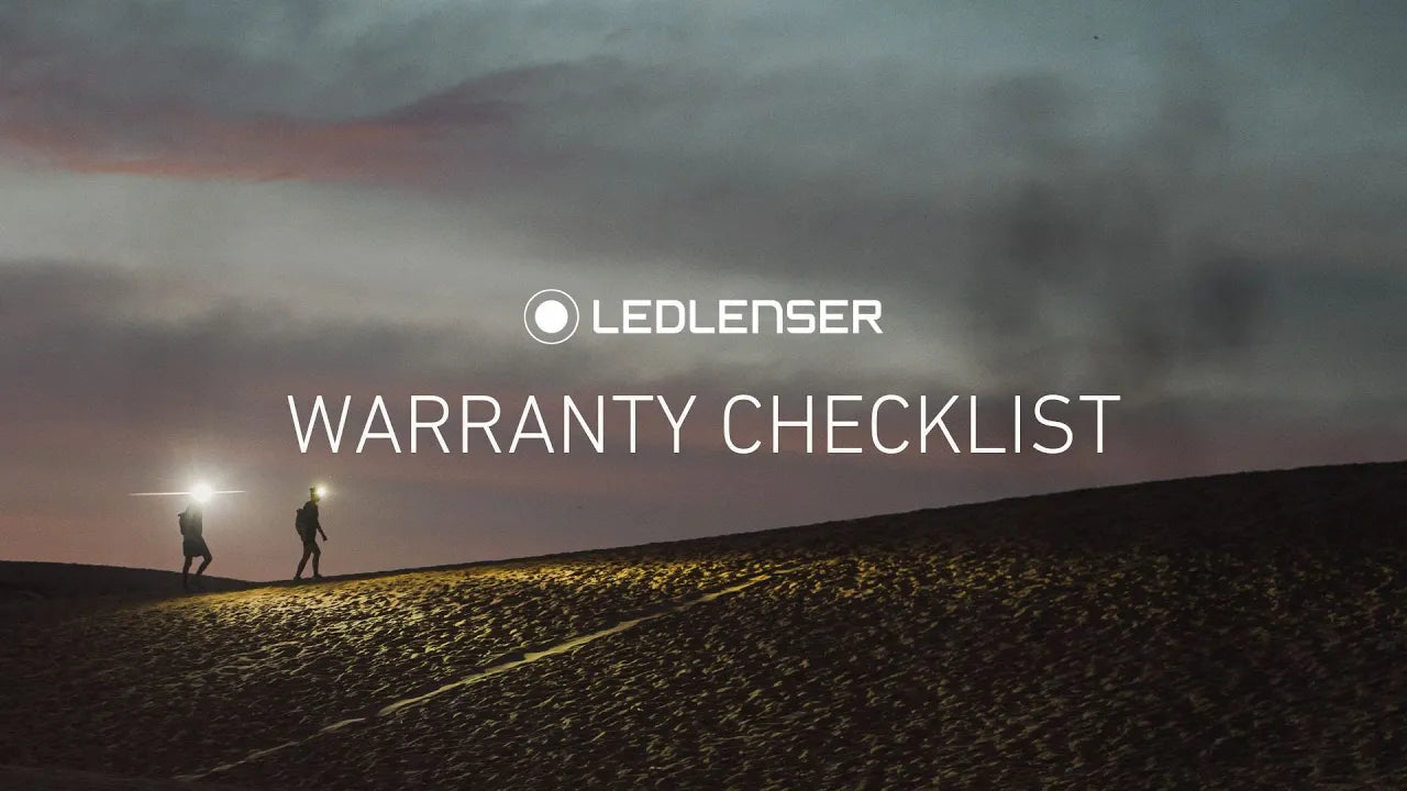 Load video: Ledlenser warranty checklist