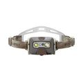Front view of Ledlenser HF6R Signature rechargeable headlamp with branded head strap with silicone comfort pad at back - Camo | LED502885